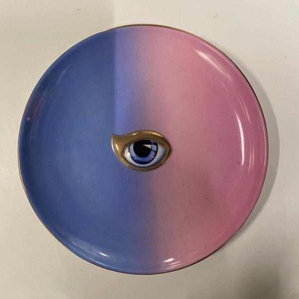 evil eye ceramic plate